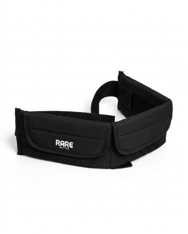 Diving weight belt with soft pockets for lead weights