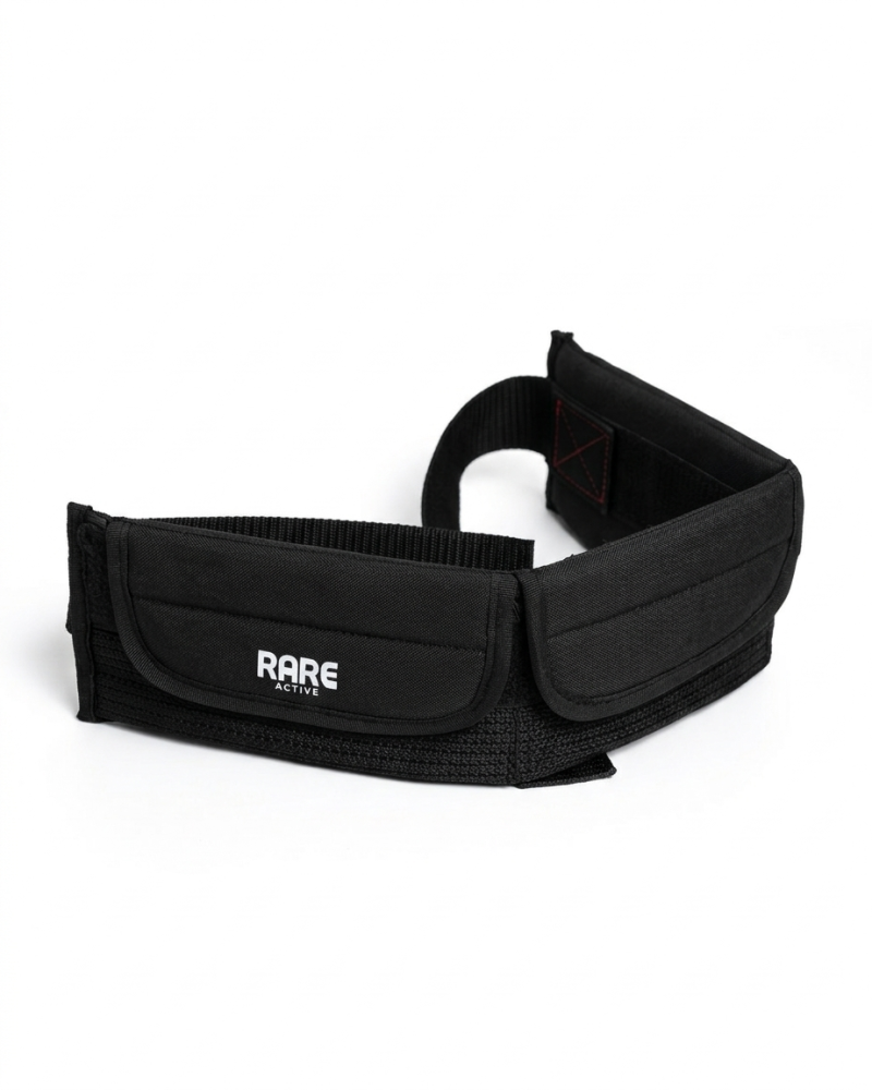 Diving weight belt with soft pockets for lead weights